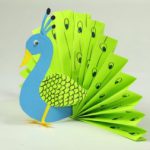 آموزش ساخت کاردستی طاووس با کاغذ/ تصاویر