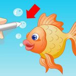 آموزش کشیدن نقاشی ماهی کارتونی/ تصاویر